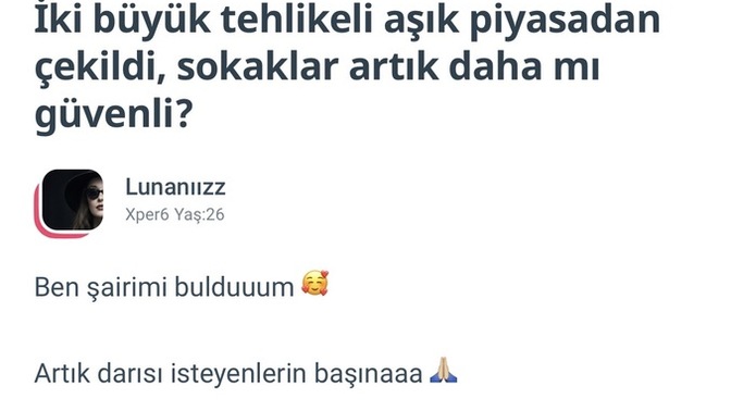 İnandınız mı sahiden?