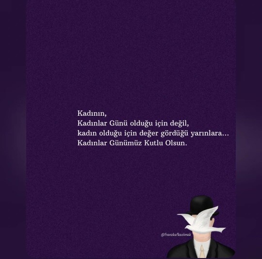 Tüm hemcinslerimin 8 Mart kadınlar gününü kutlarım. İyi dileklerinizi söyler misiniz?