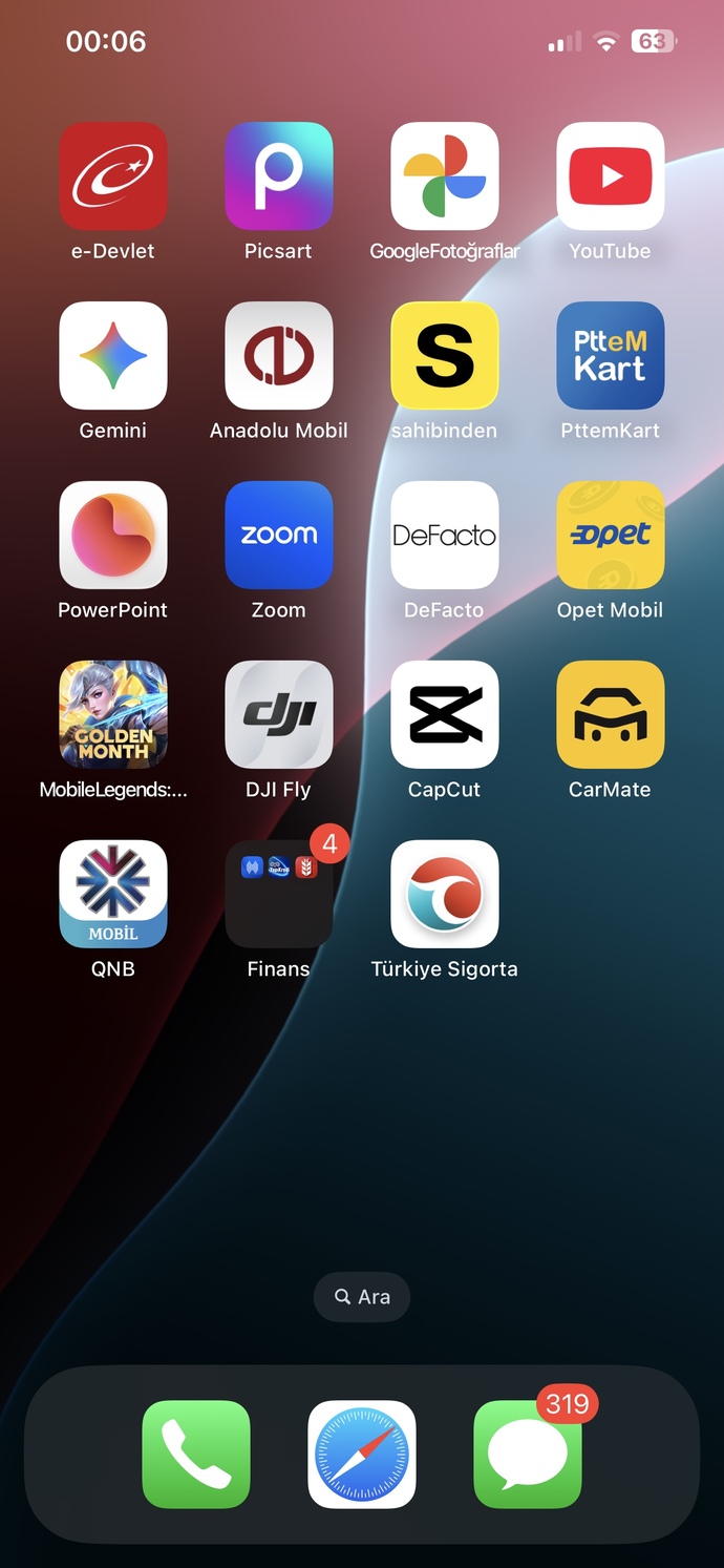 Hangi uygulamaları kullanıyorsun?