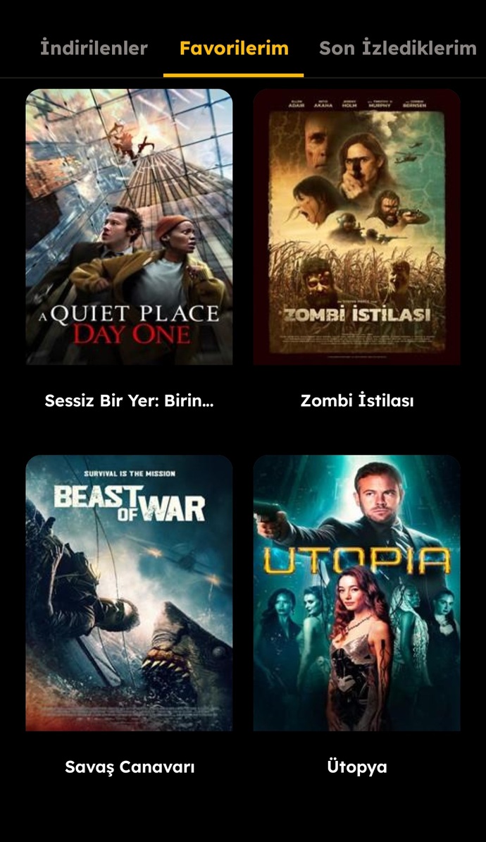 Son Zamanlarda İzlediğim Filmlerin Bir Kısmı?