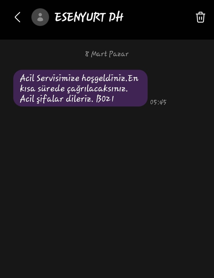 Evde sahur yapıyordum ve yaşadığım semte uzak bir yer burası