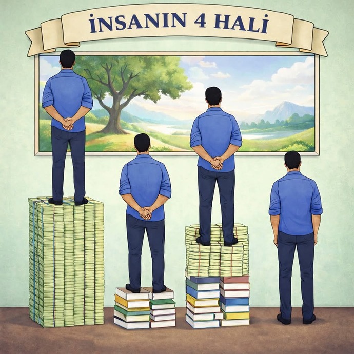 İnsanın bu 4 hali karakter analizi için ne anlatıyor, siz nasıl yorumluyorsunuz?