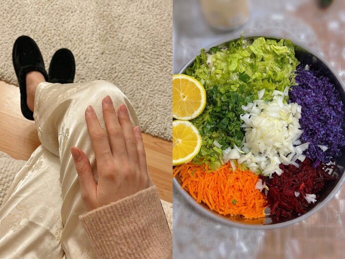 Ne yapıyorsunuz , salatam nasıl olmuş?
