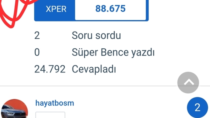 Hem eic de hem xper de 2. sıradayım ne düşünüyor sunuz?