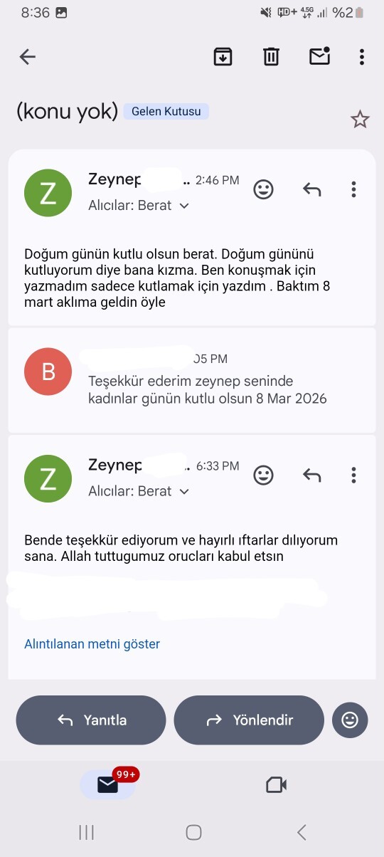 Ona gmailden bile ulaştım ama beni takmıyor. Sizce bırakmalı mıyım?
