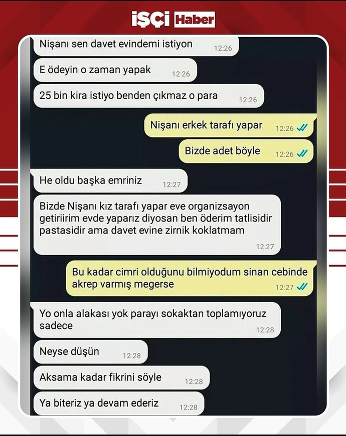 Evet hanımlar ve beyler nişanı hangi taraf yapar?