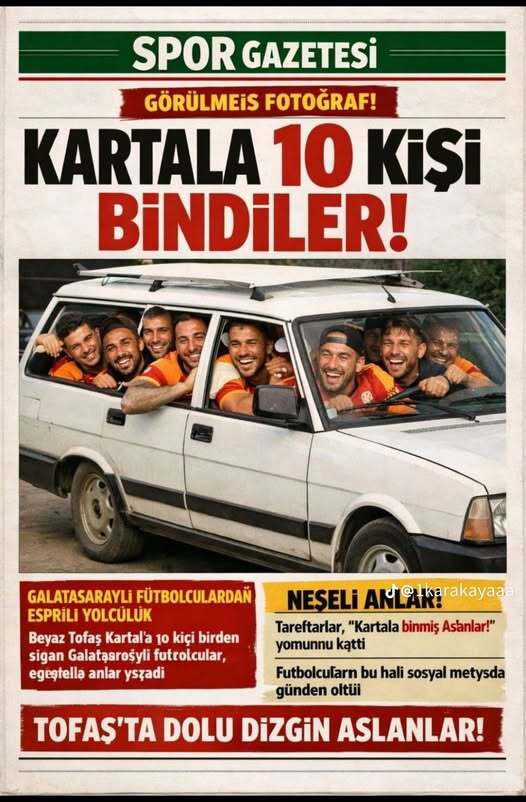 Sizce bir arabaya en fazla kaç kişi binebilir?