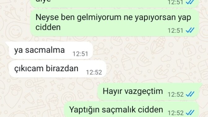 İlk dateme çıkacağım sevgilim geç kaldı gitmesem olur mu?