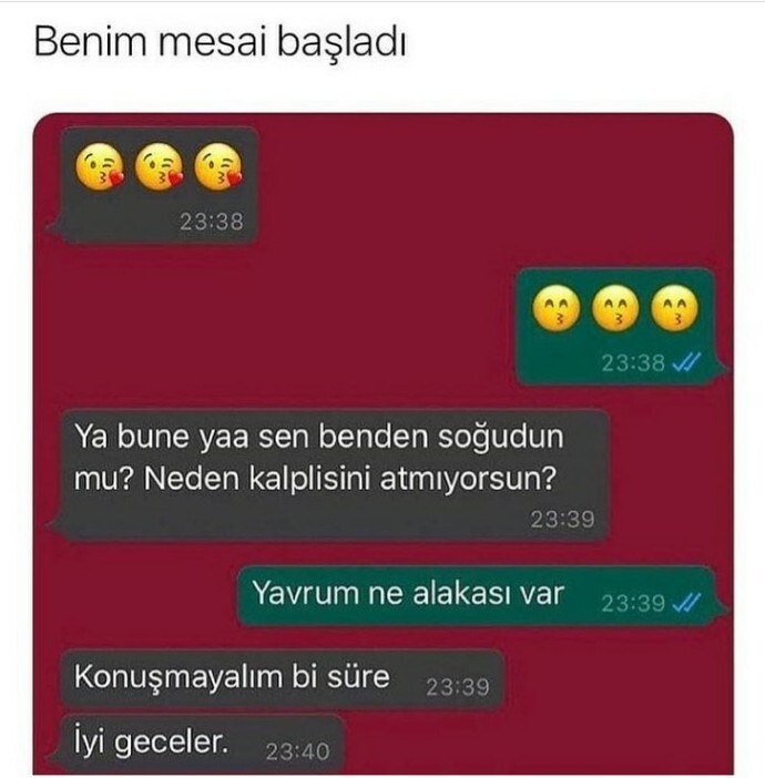 Çok trip atan kadından kadın olur mu?