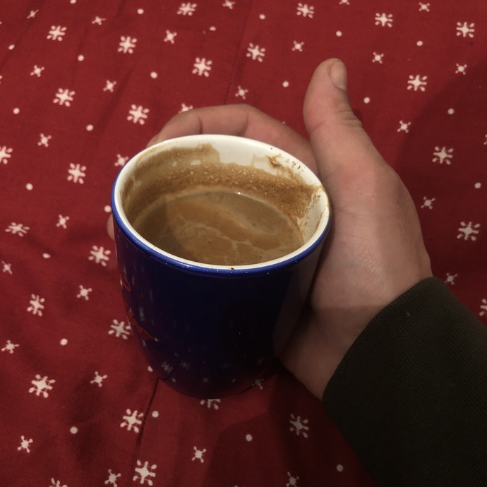Karamelli kahve yaptım içer misiniz?