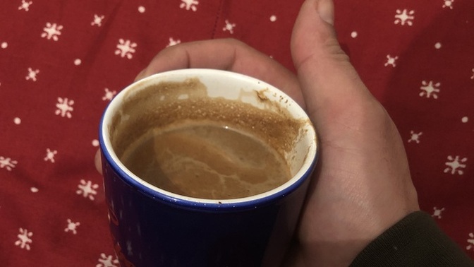 Karamelli kahve yaptım içer misiniz?
