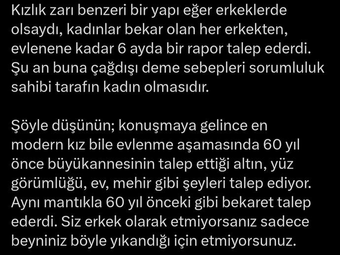Şu yazının haklılık payı nedir?