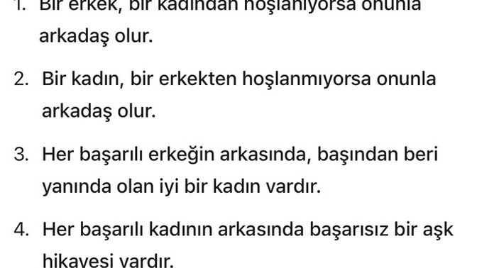 Katılmadığınız madde var mı?
