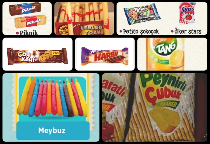 Eski atıştırmalıklardan hangisi favorinizdi: Piknik, Tang, Petito Şokoşok, Meybuz mu?