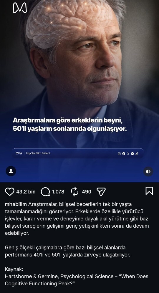 Erkekler ne zaman olgunlaşıyor?