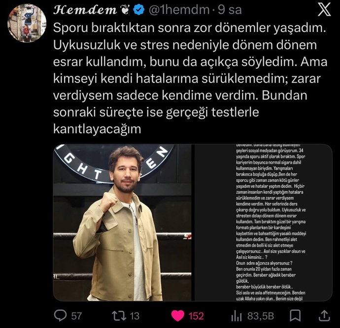 Survivor adem hakkında?