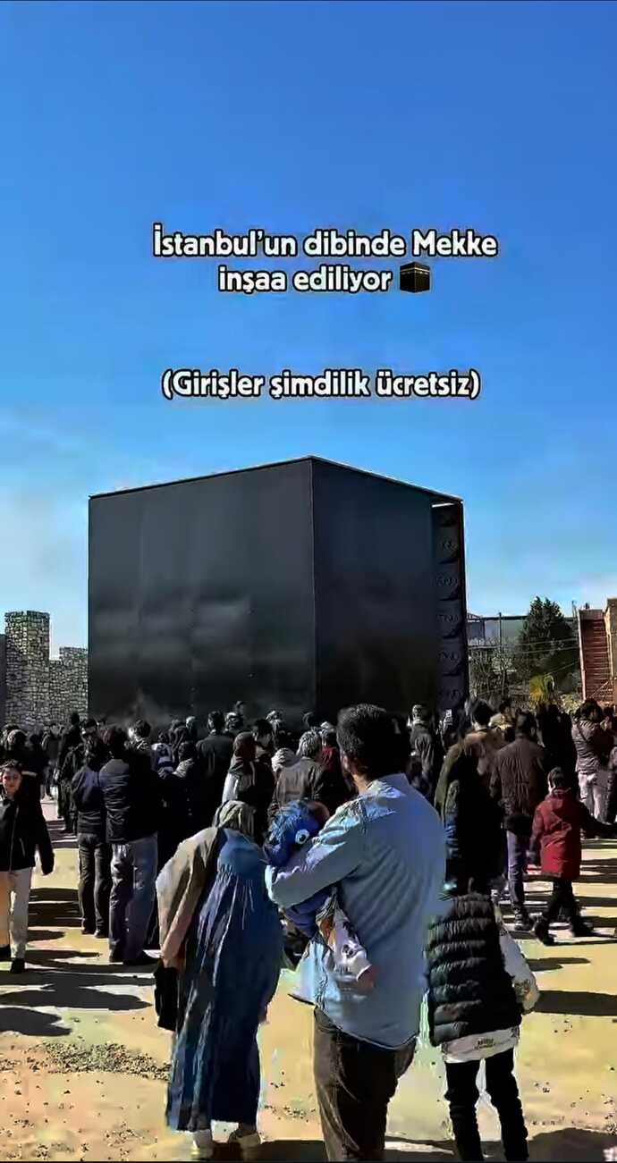 İstanbula getirilen kabe maketinde dua ediliyormuş ne kadar doğru?