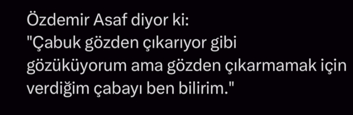 Kolay gözden çıkarır mısın?