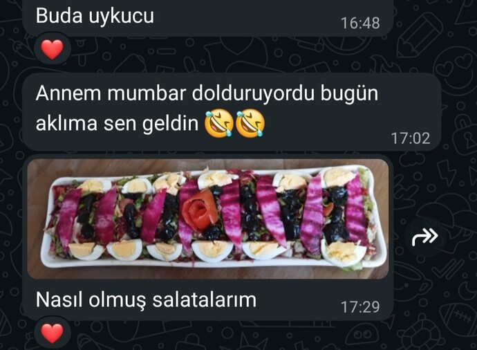Size birilerini hatırlatan yemekler var mı?