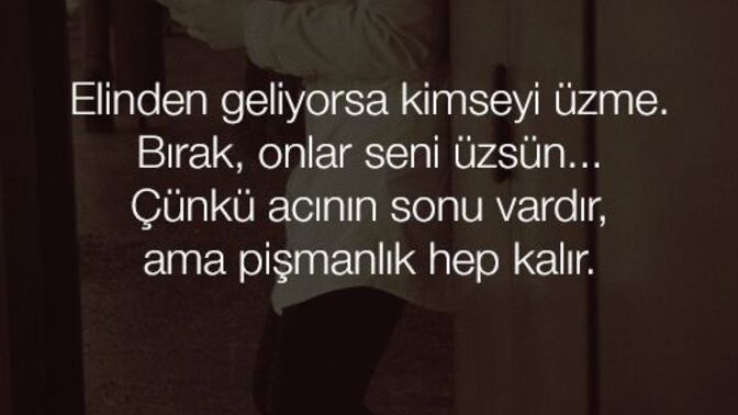 Öfke anında sevdiğim insanları kırıyorum, sonra çok pişman oluyorum. Benim gibi olan var mı?
