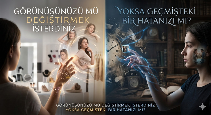 Görünüşünüzü mü değiştirmek isterdiniz yoksa geçmişteki bir hatanızı mı?