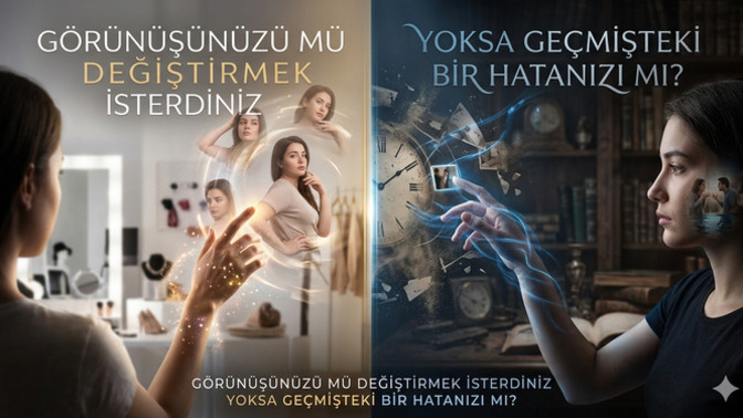 Görünüşünüzü mü değiştirmek isterdiniz yoksa geçmişteki bir hatanızı mı?