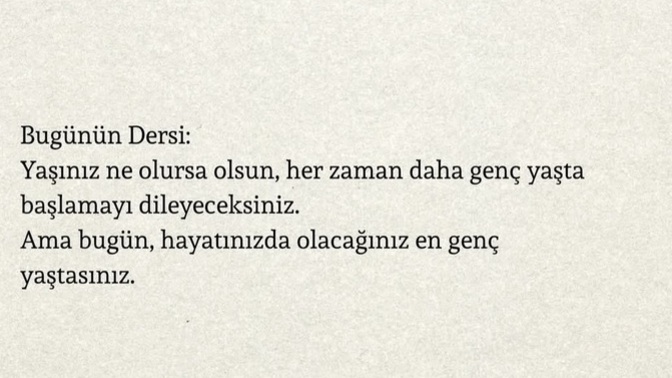 Hayatımda olacağım en güzel yaşım iyi ki doğmuşum?