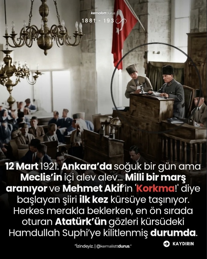 İstiklal marşımız 105 yaşında 🥹 gurur duyuyor musunuz 🇹🇷?