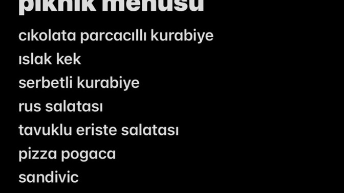 Sevgilimle pikniğe gidiyoruz, az az ama çeşitli şeyler hazırlamak fazla mı olur?