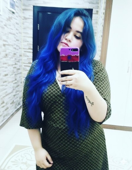Mavi saç bende nasıl duruyor sizce, yakışmış mı gerçekten?