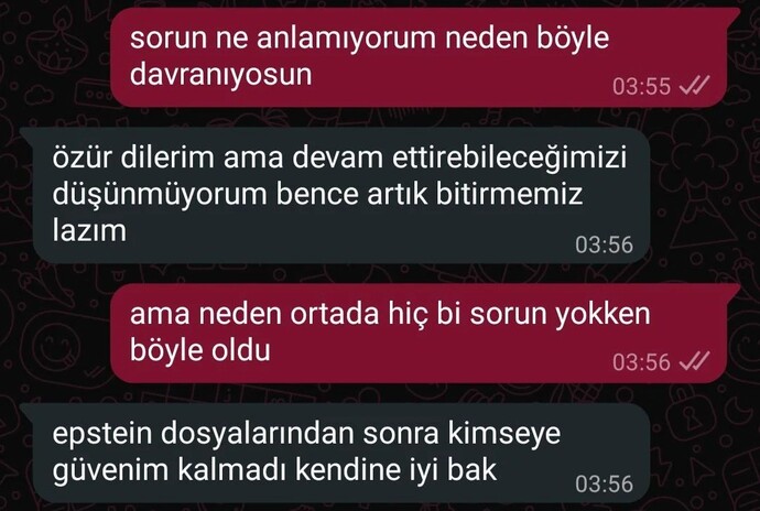 Gördüğünüz veya duyduğunuz en saçma ayrılık mesajı neydi?