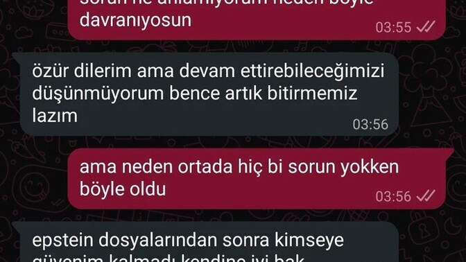 Gördüğünüz veya duyduğunuz en saçma ayrılık mesajı neydi?