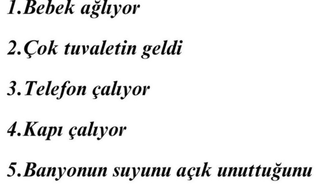 Sorunları çözmek için, öncelik sıran nasıl olurdu?