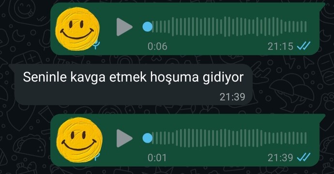 Kavga etmeyi dahi sevdiğiniz biri var mı? Var mıydı?