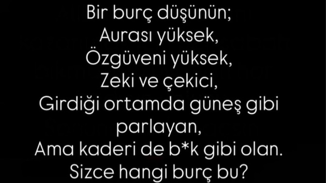 Burçlardan anlayan var mı 🤔🤔?
