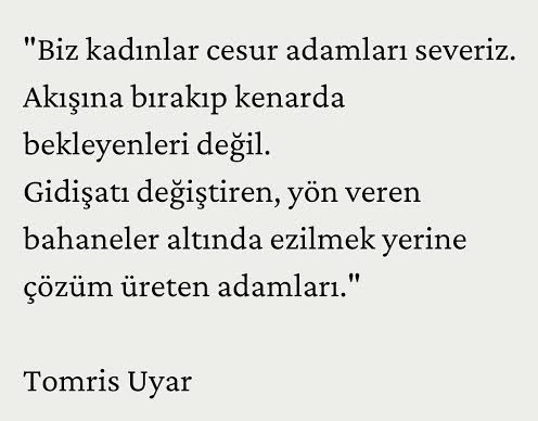 Lakin iyi soğudum..