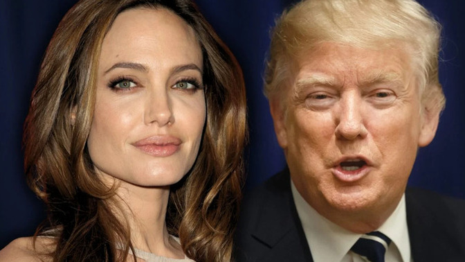 Donald Trump Angelina Jolie yi beğenmiyor muş 😂Angelina jolie sizce güzel mi?