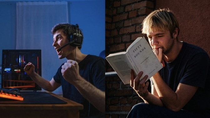 Bilgisayar oyunu oynayan erkek mi iyidir, kitap okuyan erkek mi?