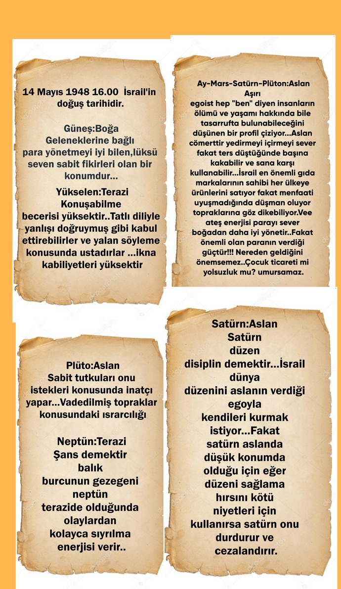 İsrail’in astrolojik haritası ülkenin karakterini ve kaderini gerçekten yansıtıyor mu?