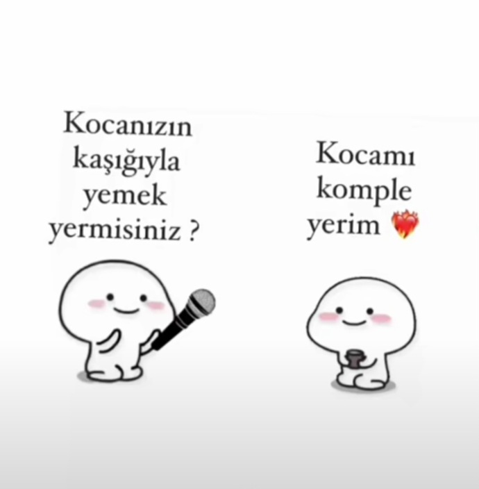 Kocanızı/sevgilinizi yer misiniz 😃?