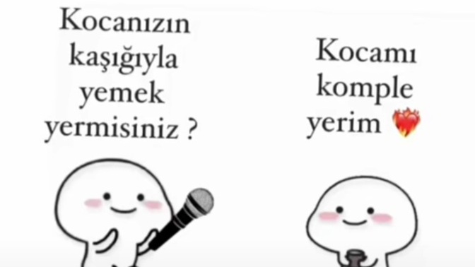 Kocanızı/sevgilinizi yer misiniz 😃?