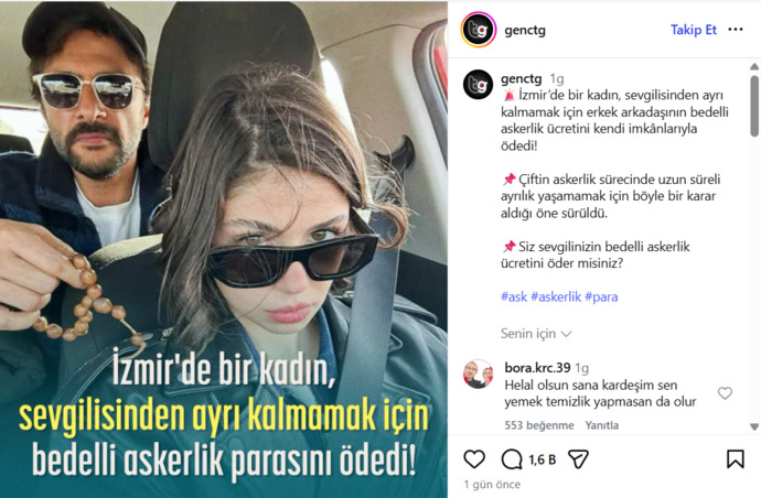 Sevgiliniz için bedelli askerlik parasını ödemek normal mi, sizce mantıklı mı?