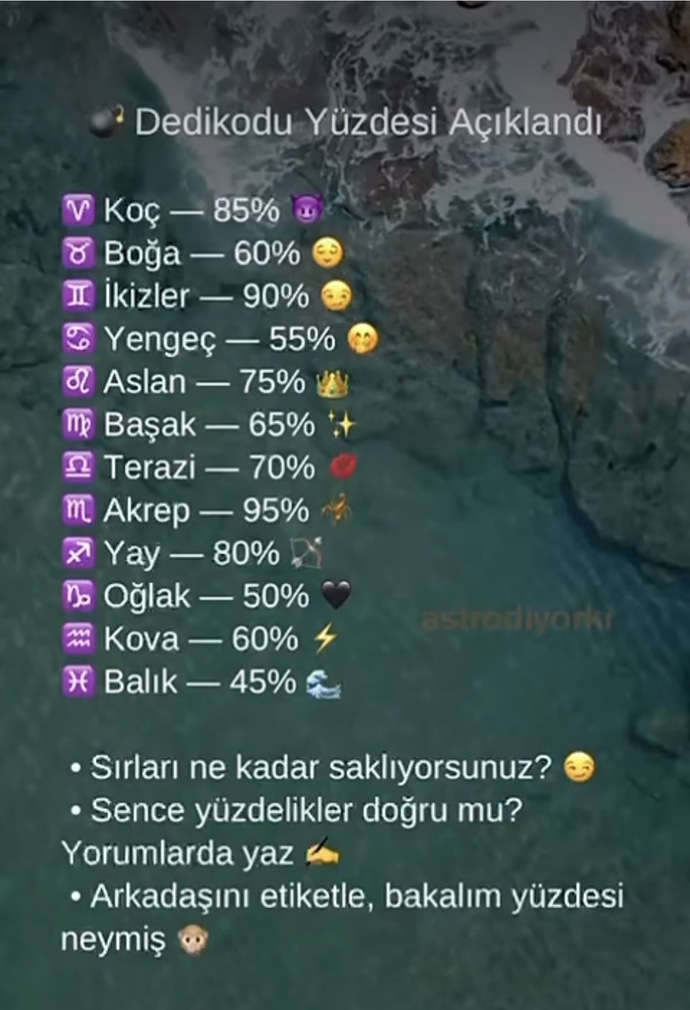 Burçlar Ne Kadar Dedikoyu Sever?