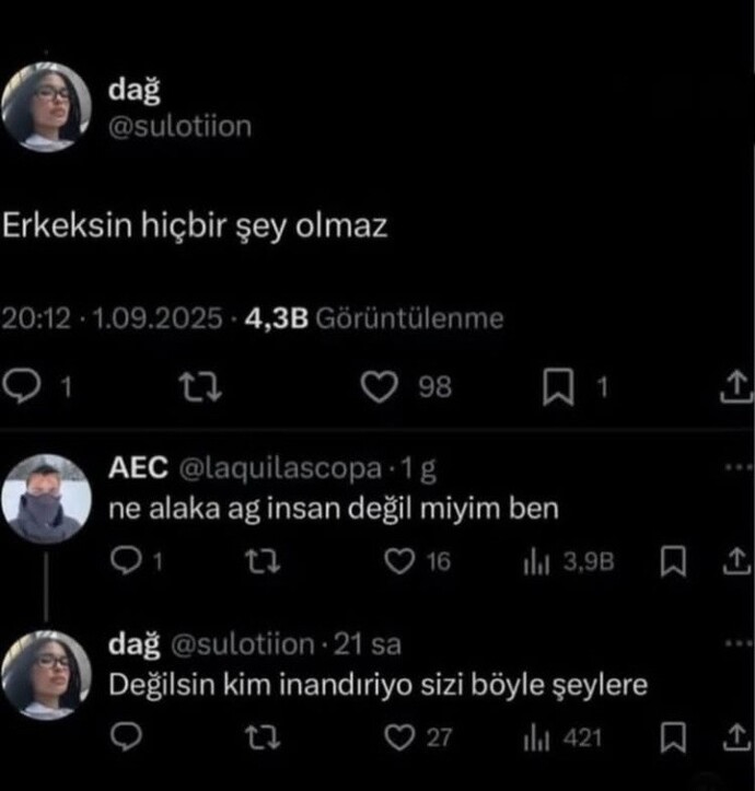 Erkekler Gerçekten İnsan mı?
