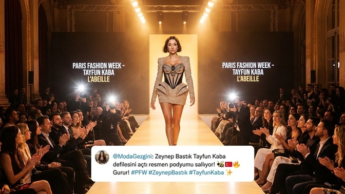 Zeynep Bastık Paris Moda Haftası’nda podyuma çıktı: Sizce görünümü nasıl? 💫