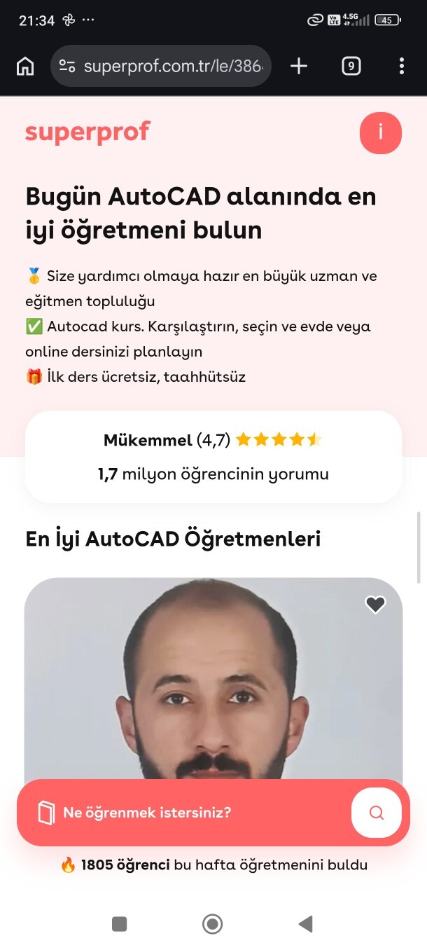 Selamlar bu Autocad eğitim programı kullanan var mı?