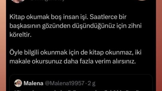 Kitap okumak boş insan işi midir?