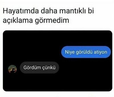 Görüldü atma huyunuz var mı?