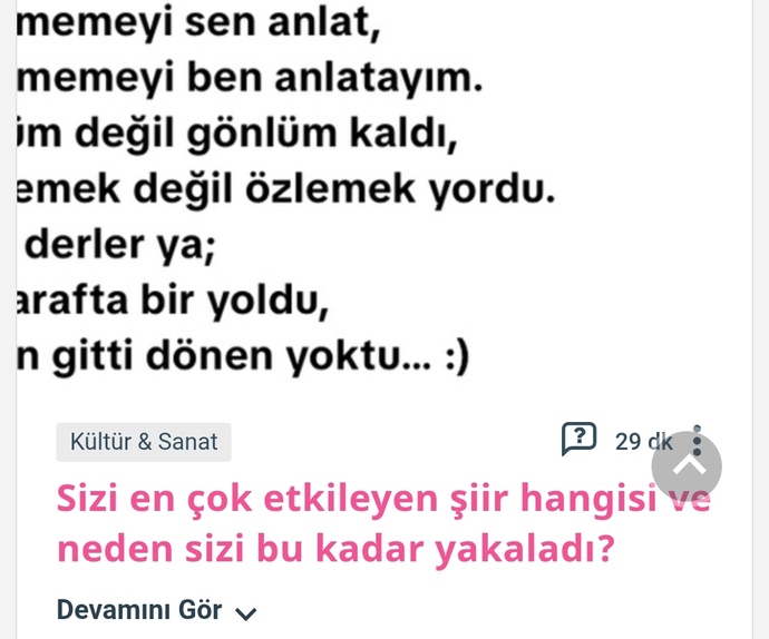 Sizi en çok etkileyen şiir hangisi ve neden sizi bu kadar yakaladı?