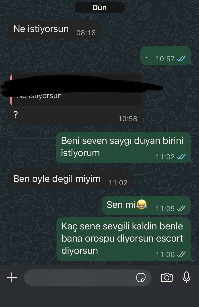 Eski sevgilimin tek derdi yakınlaşmak miydi?